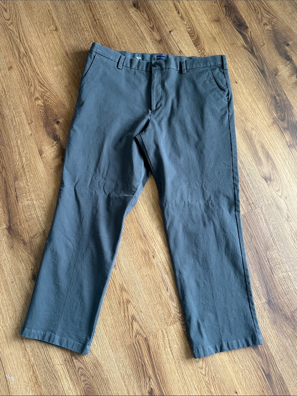 Dockers Men's Gray Chino Pants - Straight Fit 42x32